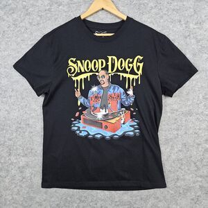 Snoop Dogg Supply Graphic Tee T-Shirt Size Medium Black Cotton & Polyester‎